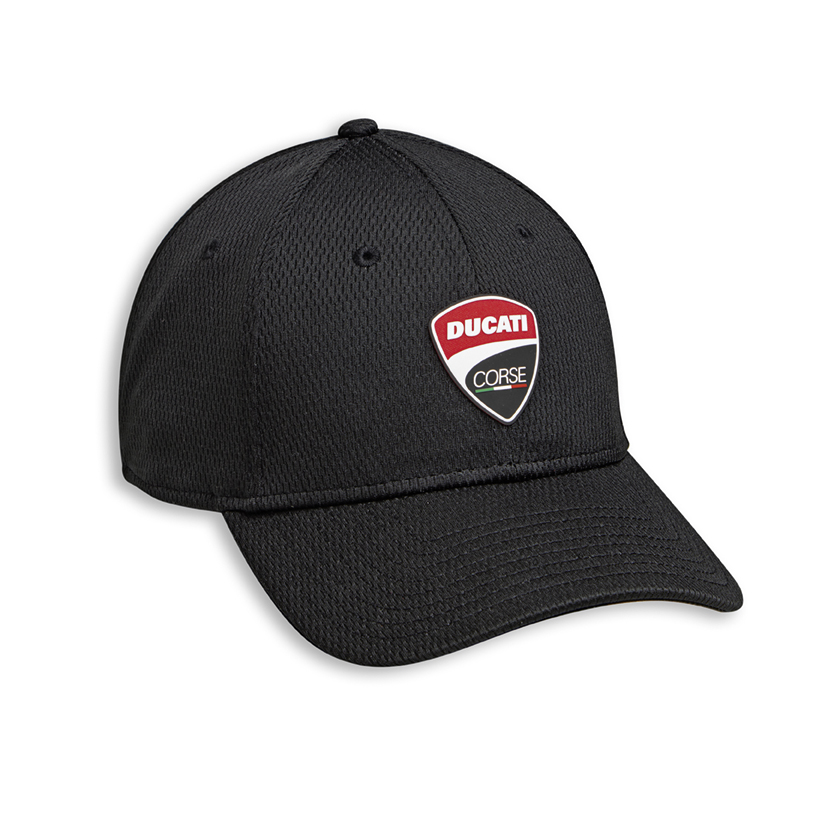 Buy Ducati Corse Total Black Hat Online | Seastar Superbikes